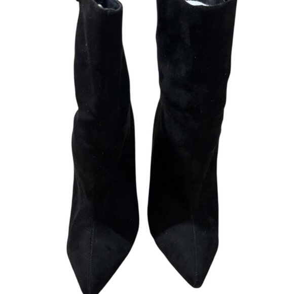 Wild Diva Black suede ankle boots - Picture 2 of 3